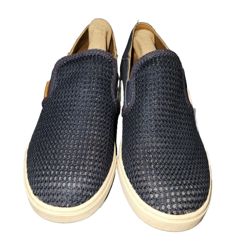 Olukai Shoes Womens 9 Navy Blue Dede Pehuea Convertible Loafers